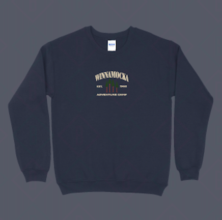 Adventure Camp Embroidered Crewneck