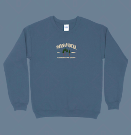 Adventure Camp Embroidered Crewneck