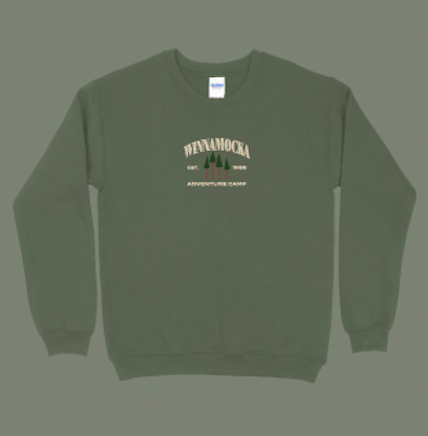 Adventure Camp Embroidered Crewneck